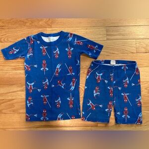 🟢2/$15 Hanna A Snug Fit Spiderman Pajama Set, Size 10